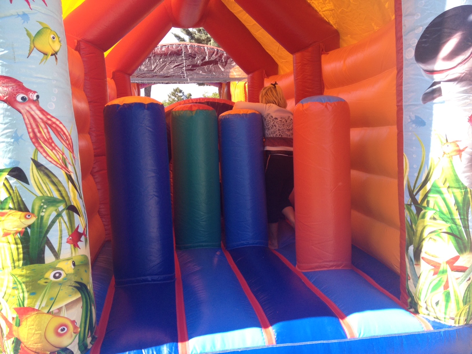 location chateau gonflable avec toboggan Carpentras Vaucluse